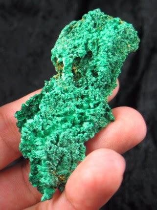 The Other Side of the Sun | Velvety Fibrous Malachite Formation