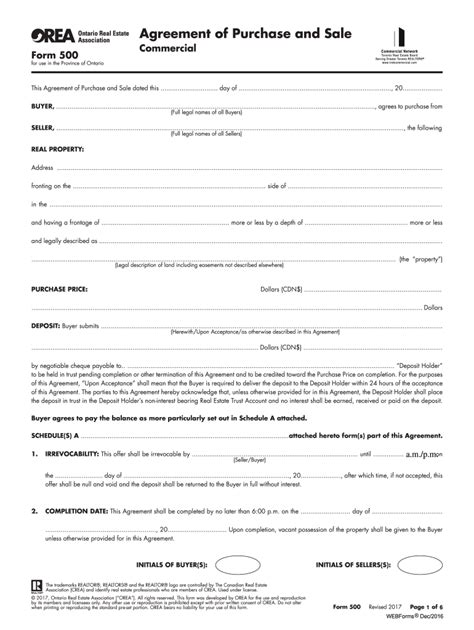 Orea form 500: Fill out & sign online | DocHub