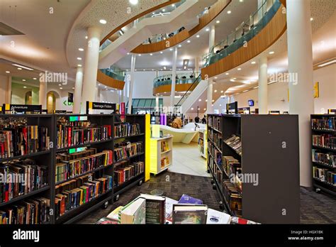 Interior view of Central Library, Liverpool UK Stock Photo - Alamy