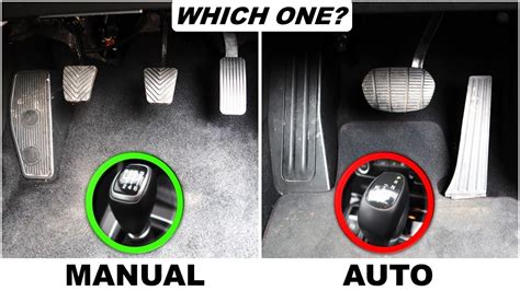 The Difference Between Manual & Automatic Cars - YouTube