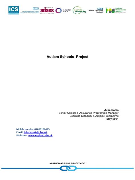 Autism School Programme Information for Regions | PDF | Autism Spectrum ...