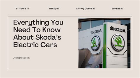 3 Skoda Electric Cars You Can Buy In The UK