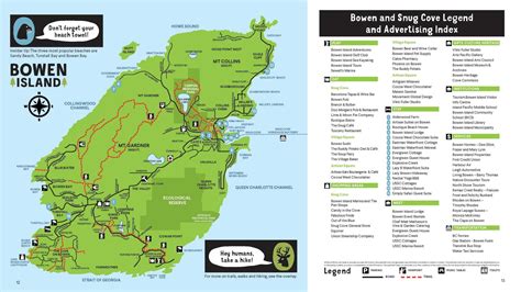 Bowen Island map | Bowen island, Island map, Island