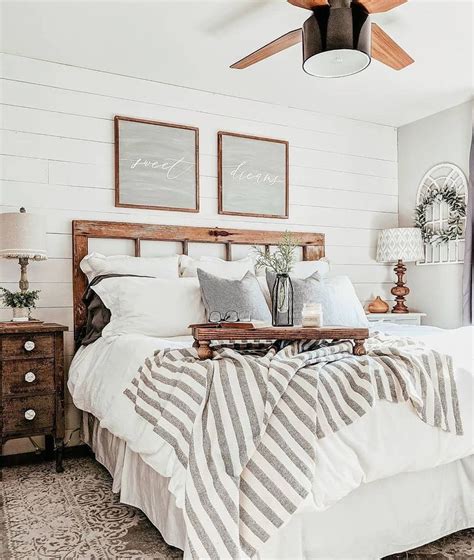 Farmhouse Bedroom Decor Ideas, Modern Farmhouse Bedroom, Farmhouse ...