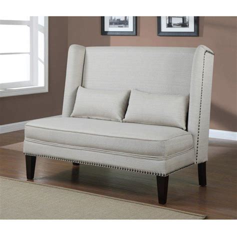 Small loveseat sofa - with high backrest | Founterior