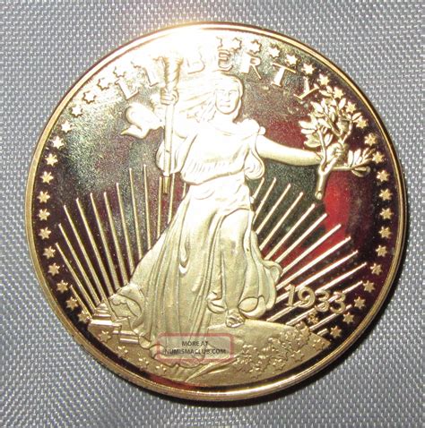 1933 Gold Double Eagle Copy - - - Coin. St. Gaudens Design