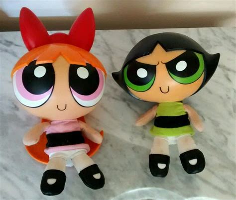 Vintage Original 1999 Powerpuff Girls Talking Dolls, Large with Big PVC ...