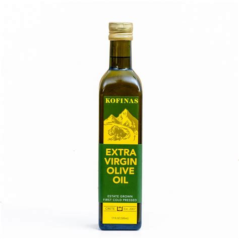 Amazon.com : Extra Virgin First Cold Pressed Olive Oil 500ml (17 fl oz ...