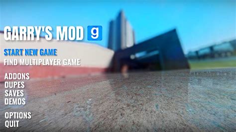 Gmod's New Main Menu Looks AMAZING! - YouTube