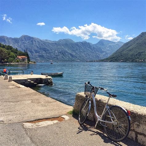 Video: Biking Along Bay of Kotor in Perast, Montenegro