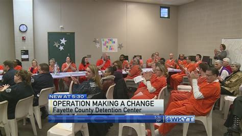 Fayette County inmates graduate from re-entry program - YouTube