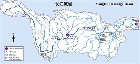 Chang Jiang River Map