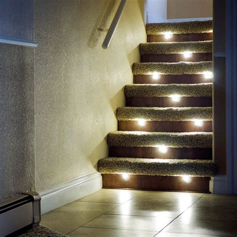 stair lights for carpeted stairs - Google Search | Stair lights indoor ...