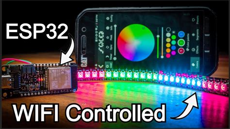 How to Easily Control Addressable LEDs with an ESP32 or ESP8266 | WLED ...