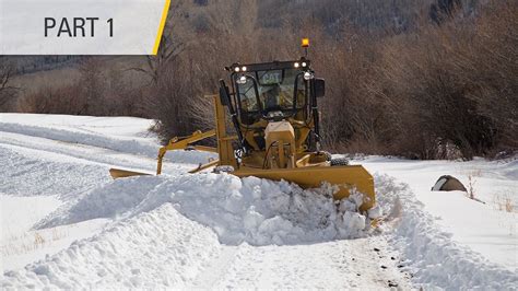 Motor Grader Attachments For Snow Plowing | Cat | Caterpillar