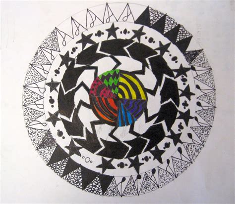 Art is Basic-- Art Teacher Blog: Radial Pattern Design