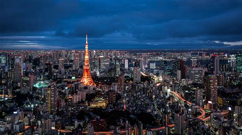 Fotos von Präfektur Tokio Japan Megalopolis Tokyo Tower