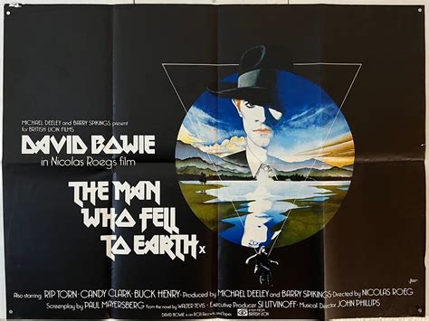 The Man Who Fell To Earth Original UK Quad Poster - Blue Robin Collectables