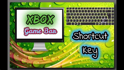 Xbox Game Bar Keyboard Shortcut Key #shorts - YouTube