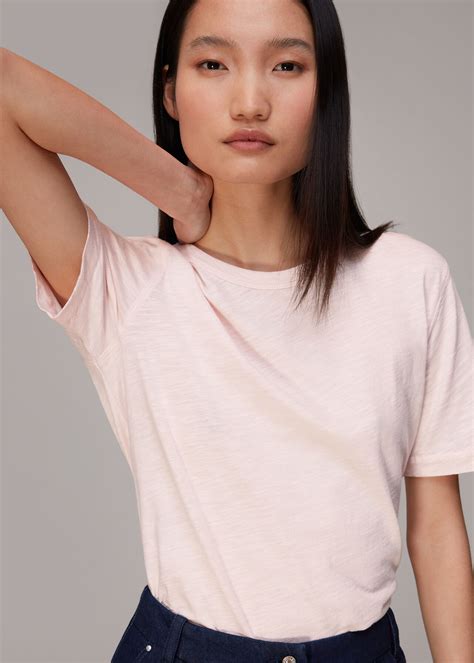 Pale Pink Emily Ultimate Tshirt | WHISTLES