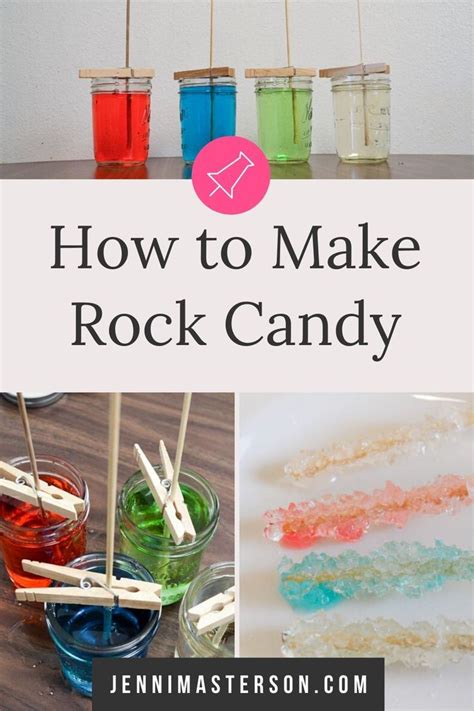 How to Make Rock Candy (Easy Recipe) - Jennie Masterson | Make rock ...