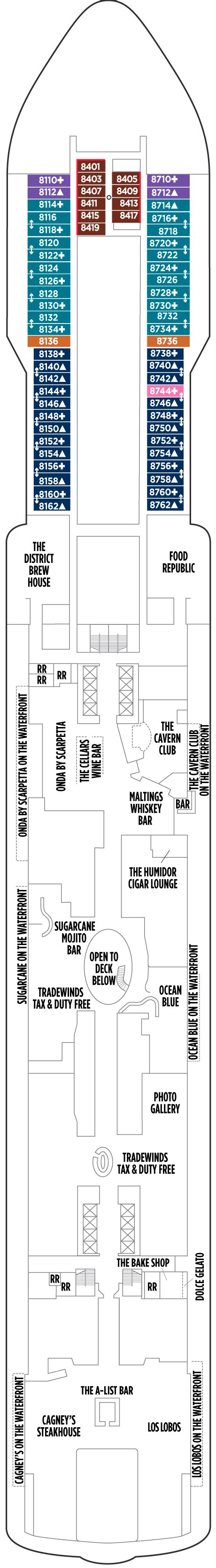 Norwegian Encore Deck Plans - Cruise Gallery