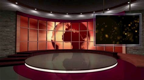 Virtual Studio Green Screen Video, TV Studio Background Animation - 456 ...