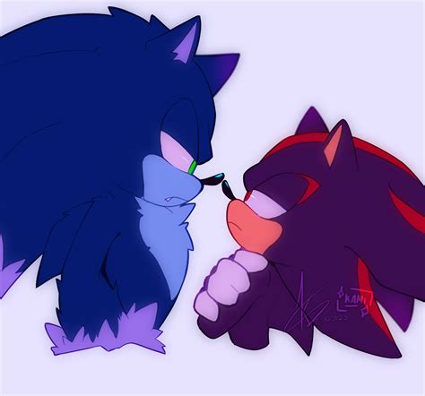 Sonic The Werehog and Shadow The Hedgehog by KamiDrop on DeviantArt