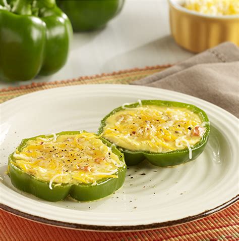 Eggs in Bell Pepper Rings | Ready Set Eat