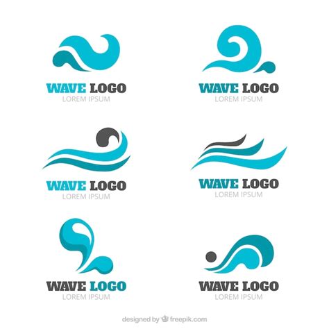 Colección de logos de olas | Descargar Vectores gratis