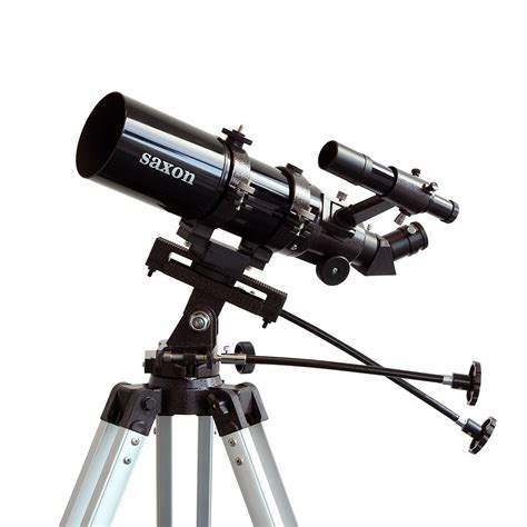 Saxon 80/400 AZ3 Refractor Telescope - Staff-Recommended for Beginners ...