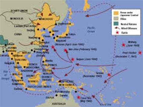 World War II in the Pacific | Timetoast timelines