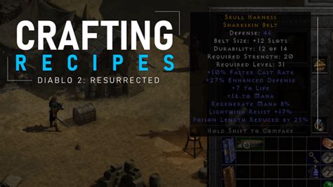 [Guide] Helpful crafting recipes in Diablo 2: Resurrected - Inven Global