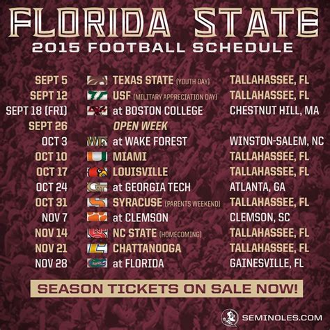 Fsu Football Schedule 2022 Printable