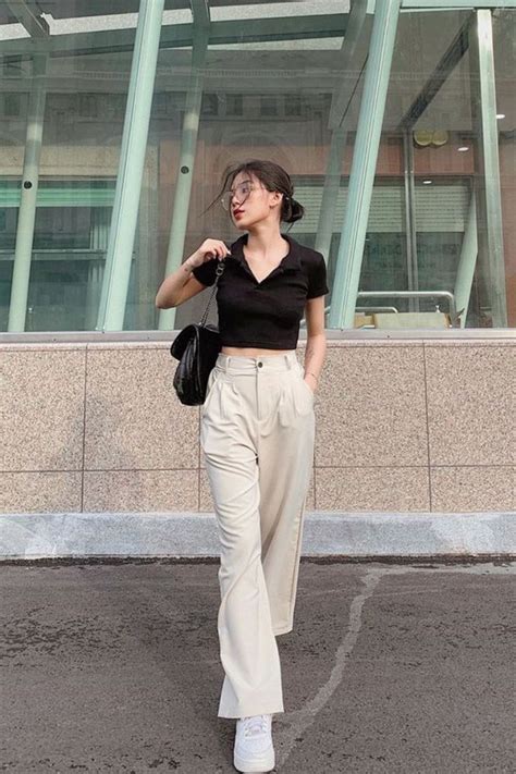 Casual Day Outfits, Korean Casual Outfits, Simple Outfits, Classy ...