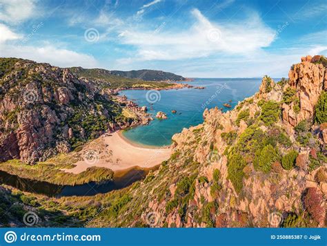 Li Cossi Beach Costa Paradiso Sardinia Island Italy Stock Image ...