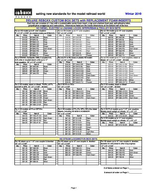 Fillable Online Box Order Form Winter 2010 - bReboxxb Inc Fax Email ...