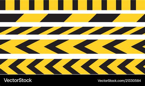 Caution tape border Royalty Free Vector Image - VectorStock