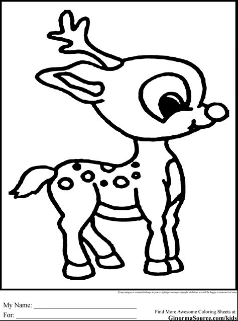 Reindeer Face Coloring Pages at GetColorings.com | Free printable ...