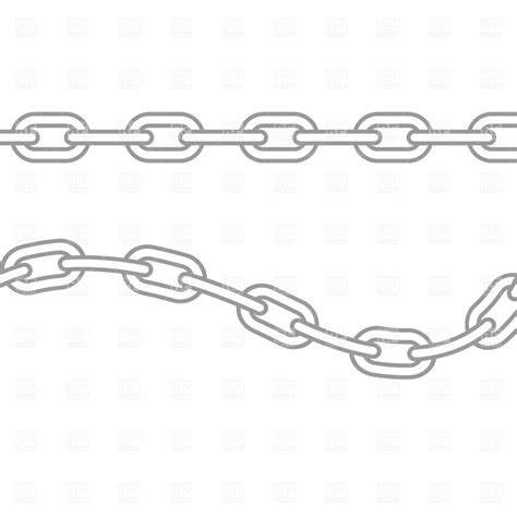 12 Chain Vector Art Images - Chain Link Circle Clip Art, Broken Chain ...