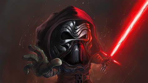 Kylo Ren Cartoon Art Wallpaper,HD Superheroes Wallpapers,4k Wallpapers ...