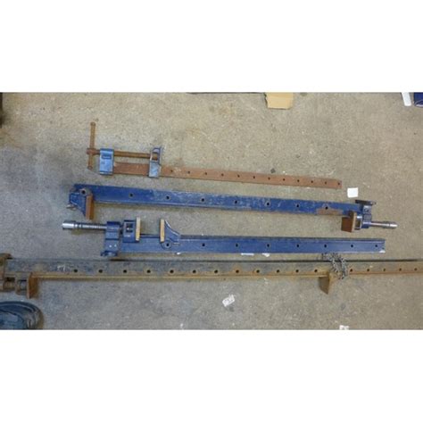 4 steel sash clamps, 50cm-approx 1.2m