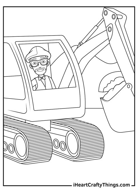 Printable Blippi Character Coloring Pages (Updated 2021)