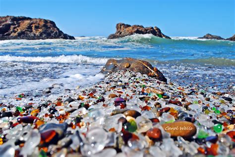 This is a beach in California...Glass Beach in Ft. Bragg!!! Sea Glass ...