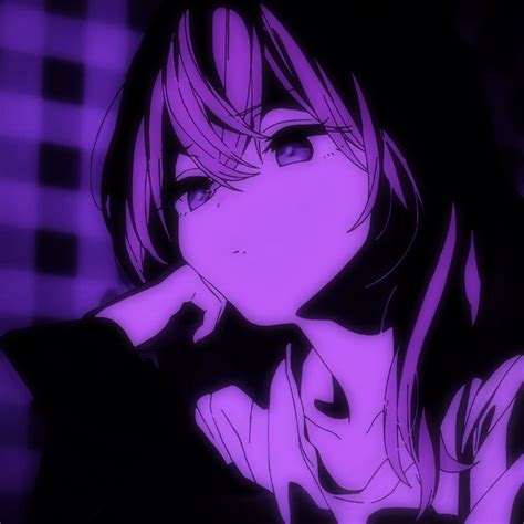 Purple Anime Aesthetic Pfp | Фотографии профиля, Фиолетовое искусство ...