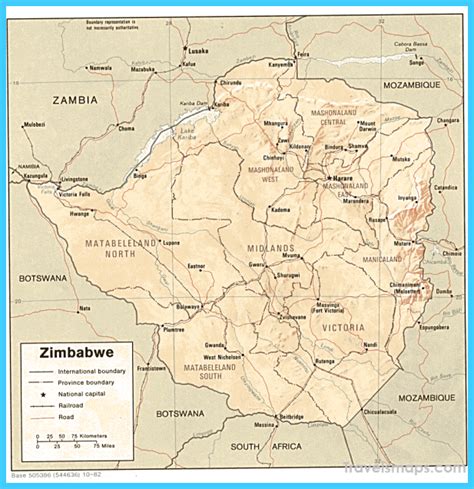 Map of Harare - TravelsMaps.Com