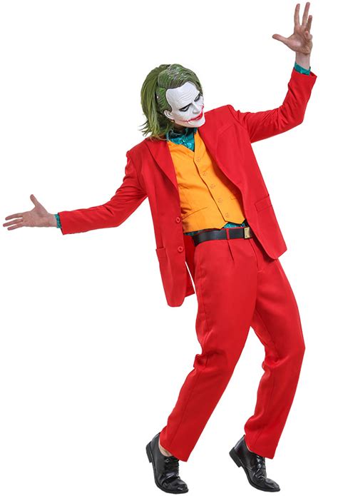 Halloween Party Wear Joker Uniform – Halloween Costume | Red Full Set ...