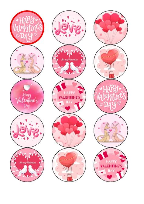 Valentine Mix Cupcake Toppers - Incredible Toppers