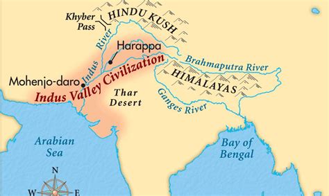 Indus Valley Civilization lived without an active, flowing river system