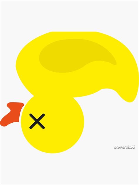 "Dead Duck" Sticker by steverob55 | Redbubble